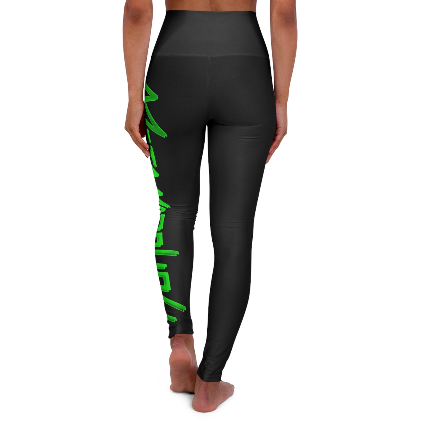 High Waisted Yoga Leggings (AOP)