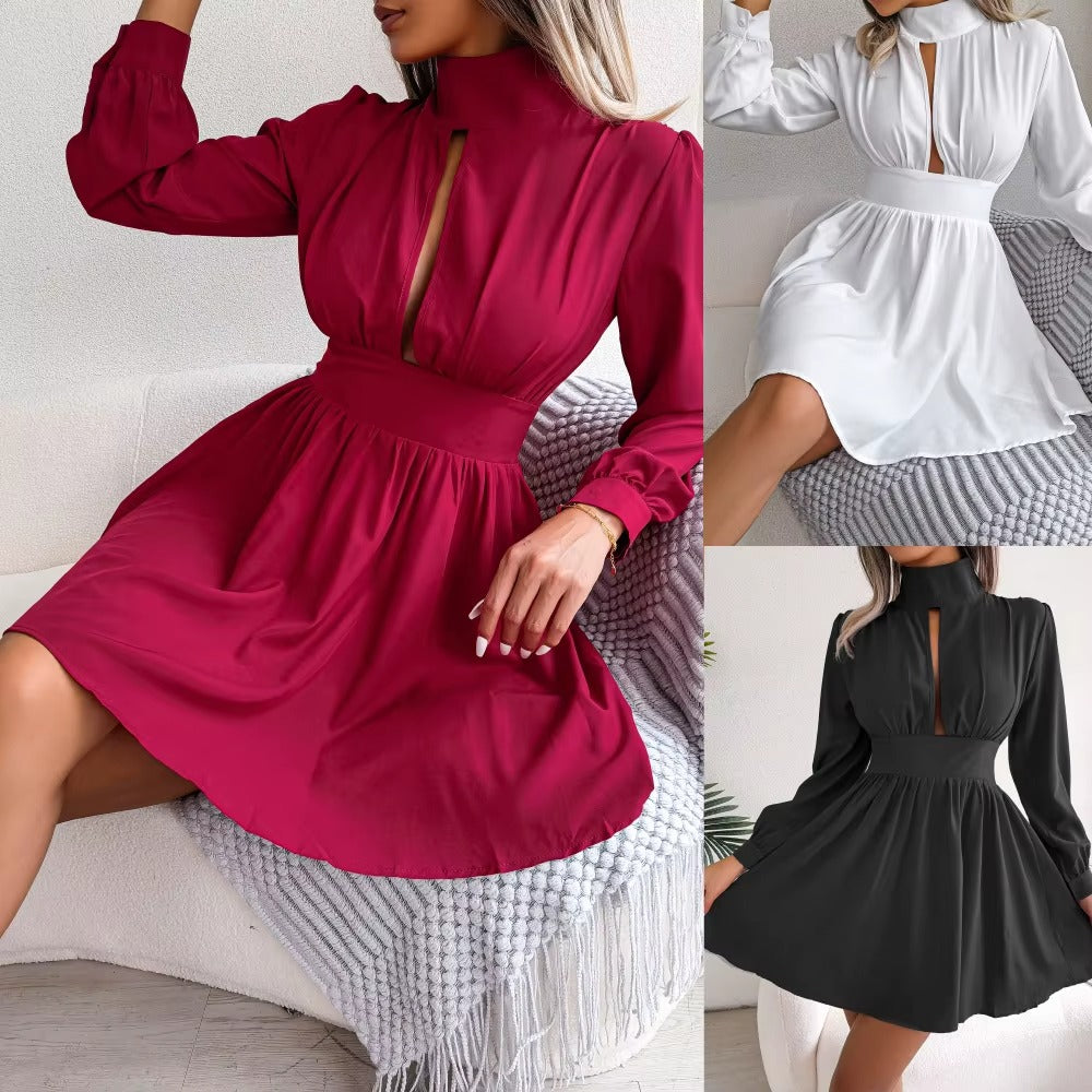 Abito elegante a maniche lunghe